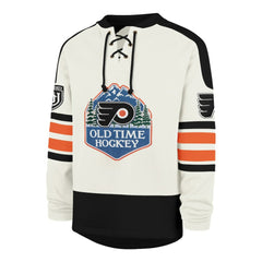 Philadelphia Flyers '47 Pond Hockey Trio Eternal Lacer Sweatshirt - Cream | 47 brand near me