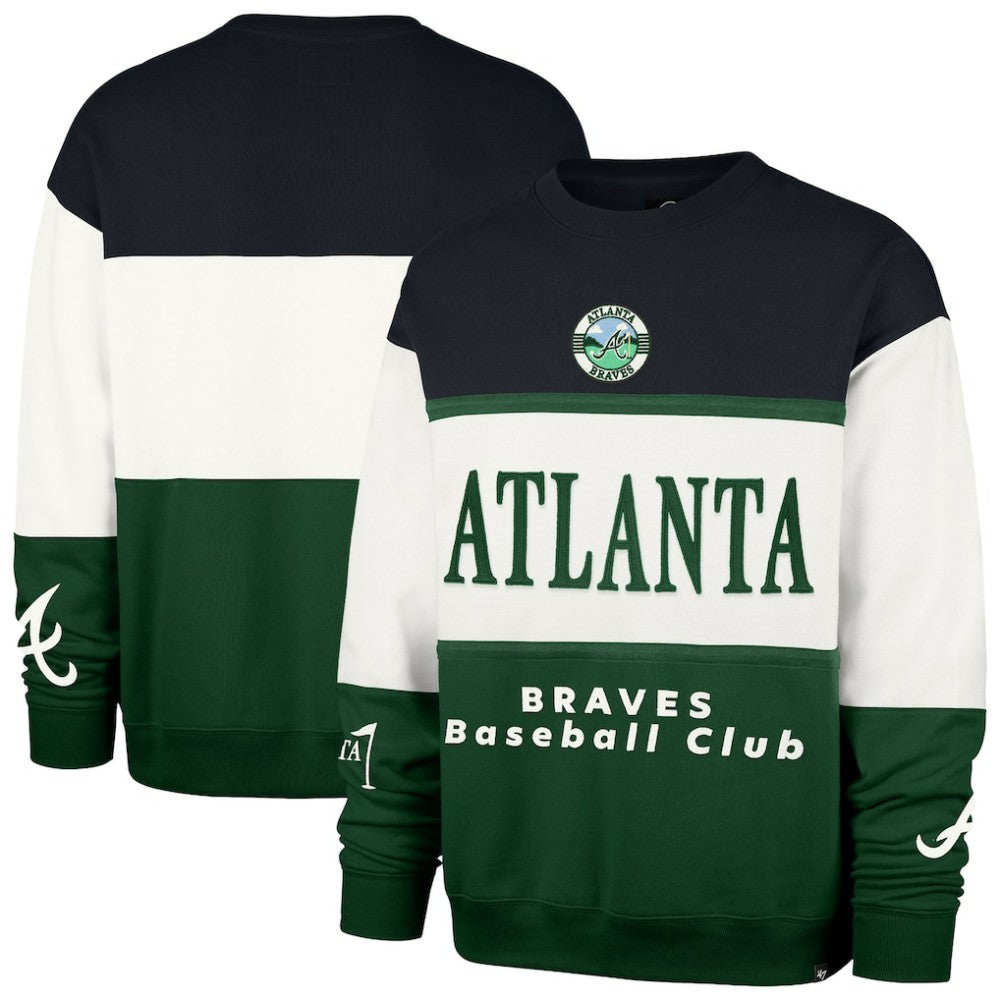 Atlanta Braves '47 Tee Up Maximalist Fleece Sweatshirt Online