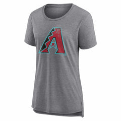 Arizona Diamondbacks Women's Heritage Personalized Any Name & Number Tri-Blend T-Shirt for sale