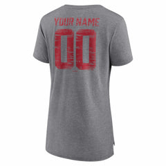 Arizona Diamondbacks Women's Heritage Personalized Any Name & Number Tri-Blend T-Shirt for sale