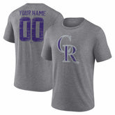 Colorado Rockies Heritage Personalized Any Name & Number Tri-Blend T-Shirt Online