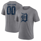 Detroit Tigers Heritage Personalized Any Name & Number Tri-Blend T-Shirt Online