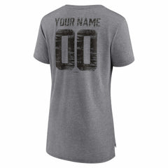 San Francisco Giants Women's Heritage Personalized Any Name & Number Tri-Blend T-Shirt Near Me