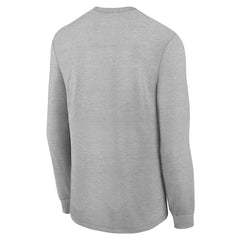 New England Patriots Youth 2025 AFC Champions Locker Room Trophy Collection Long Sleeve T-Shirt - Gray - Nike