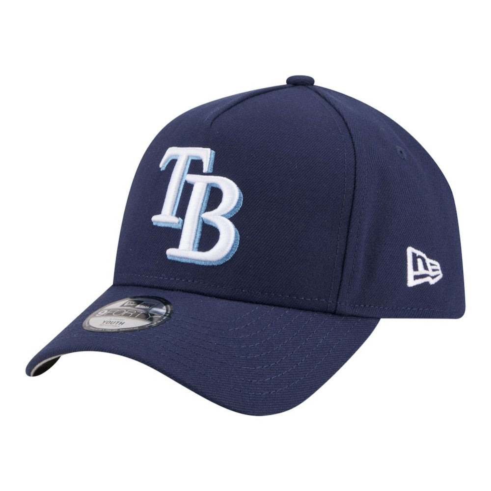 Tampa Bay Rays New Era Youth 9FORTY A-Frame Adjustable Hat Discount