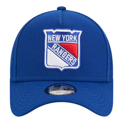 New York Rangers New Era Youth 9FORTY A-Frame Adjustable Hat - Blue | New Era Clearance