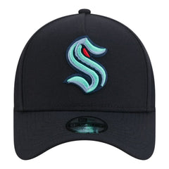 Seattle Kraken New Era Youth 9FORTY A-Frame Adjustable Hat - Deep Sea Blue | New Era on sale