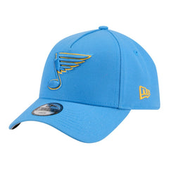 St. Louis Blues New Era Youth 9FORTY A-Frame Adjustable Hat - Blue | New Era online