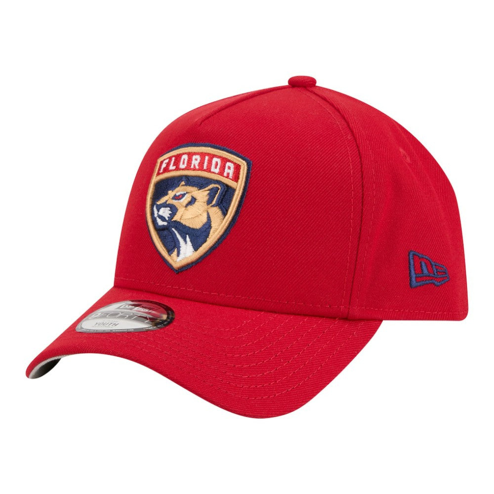 Florida Panthers New Era Youth 9FORTY A-Frame Adjustable Hat - Red | New Era discount