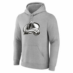 Colorado Avalanche Big & Tall Personalized Name & Number Monochrome Pullover Hoodie - Gray | NHL on sale