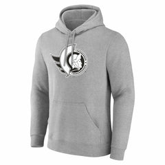 Ottawa Senators Big & Tall Personalized Name & Number Monochrome Pullover Hoodie - Gray | NHL on sale