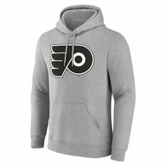 Philadelphia Flyers Big & Tall Personalized Name & Number Monochrome Pullover Hoodie - Gray | NHL on sale