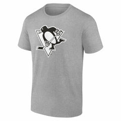 Pittsburgh Penguins Big & Tall Personalized Name & Number Monochrome T-Shirt - Gray | NHL discount