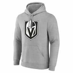 Vegas Golden Knights Big & Tall Personalized Name & Number Monochrome Pullover Hoodie - Gray | NHL Clearance