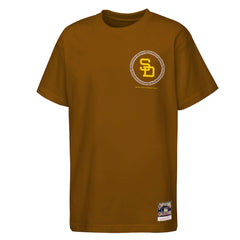 San Diego Padres Mitchell & Ness Youth Cooperstown Rodeo Rope T-Shirt Outlet