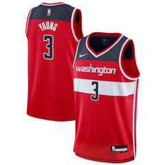 Nike Trae Young Washington Wizards Youth Swingman Jersey Icon Edition Red