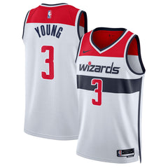 Nike Trae Young Washington Wizards Unisex Swingman Jersey Association Edition White