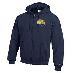 Milwaukee Brewers Champion Eco Powerblend Full-Zip Hoodie Sale
