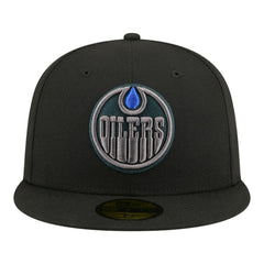 Edmonton Oilers New Era Color Pop 59FIFTY Fitted Hat - Black | New Era online