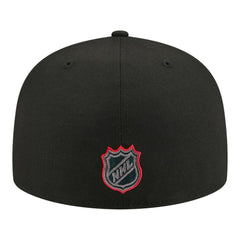 Chicago Blackhawks New Era Color Pop 59FIFTY Fitted Hat - Black | New Era Clearance