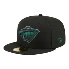 Minnesota Wild New Era Color Pop 59FIFTY Fitted Hat - Black | New Era on sale