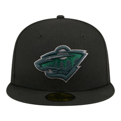 Minnesota Wild New Era Color Pop 59FIFTY Fitted Hat - Black | New Era on sale