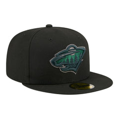 Minnesota Wild New Era Color Pop 59FIFTY Fitted Hat - Black | New Era on sale