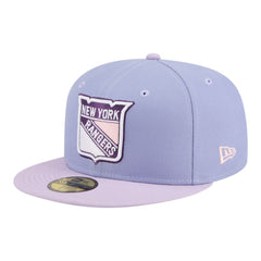 New York Rangers New Era Lavender Bloom 59FIFTY Fitted Hat - Light Purple/Purple | New Era Lifestyle