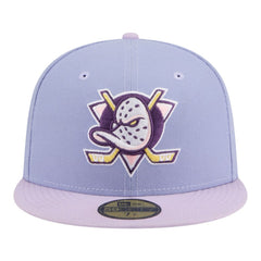 Anaheim Ducks New Era Lavender Bloom 59FIFTY Fitted Hat - Light Purple/Purple | New Era on sale