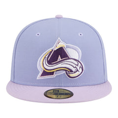 Colorado Avalanche New Era Lavender Bloom 59FIFTY Fitted Hat - Light Purple/Purple | New Era near me