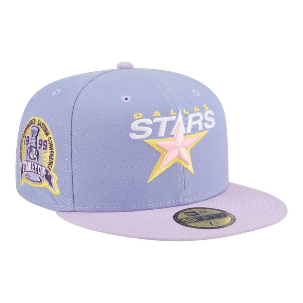 Dallas Stars New Era Lavender Bloom 59FIFTY Fitted Hat - Light Purple/Purple | New Era discount