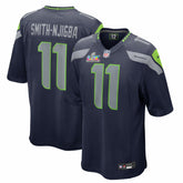 Jaxon Smith-Njigba Seattle Seahawks Super Bowl LX Patch Game Jersey - College Navy - Nike