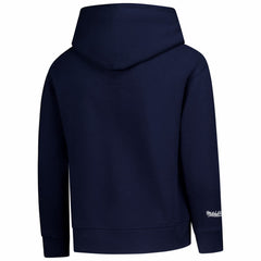 Chicago Bears Youth Retro Logo Hoodie - Navy - Mitchell & Ness