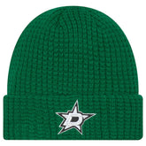 Dallas Stars New Era Waffle Cuffed Knit Hat - Kelly Green | New Era sale