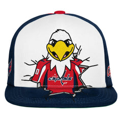 Washington Capitals Mitchell & Ness Youth Mascot Snapback Hat - Navy | NHL Clearance