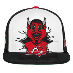 New Jersey Devils Mitchell & Ness Youth Mascot Snapback Hat - Red | NHL discount