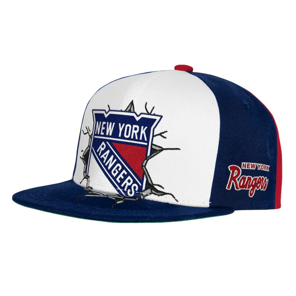 New York Rangers Mitchell & Ness Youth Mascot Snapback Hat - Navy | NHL Lifestyle