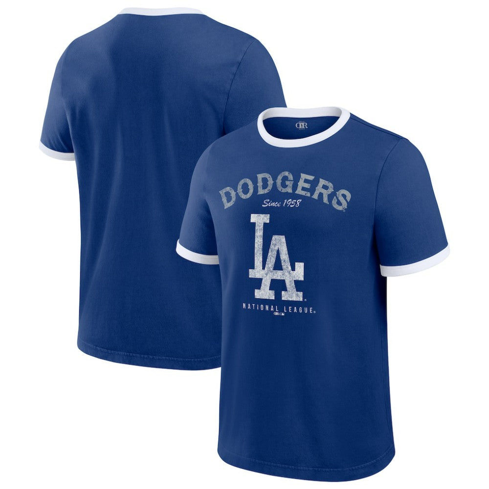 Los Angeles Dodgers Darius Rucker Collection by Fanatics Washed Ringer T-Shirt Online