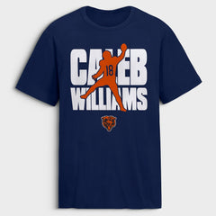 Caleb Williams Chicago Bears Silo T-Shirt - Navy - NFL