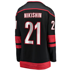 Alexander Nikishin Carolina Hurricanes Fanatics Women's Home Breakaway Jersey - Black | Fanatics on sale