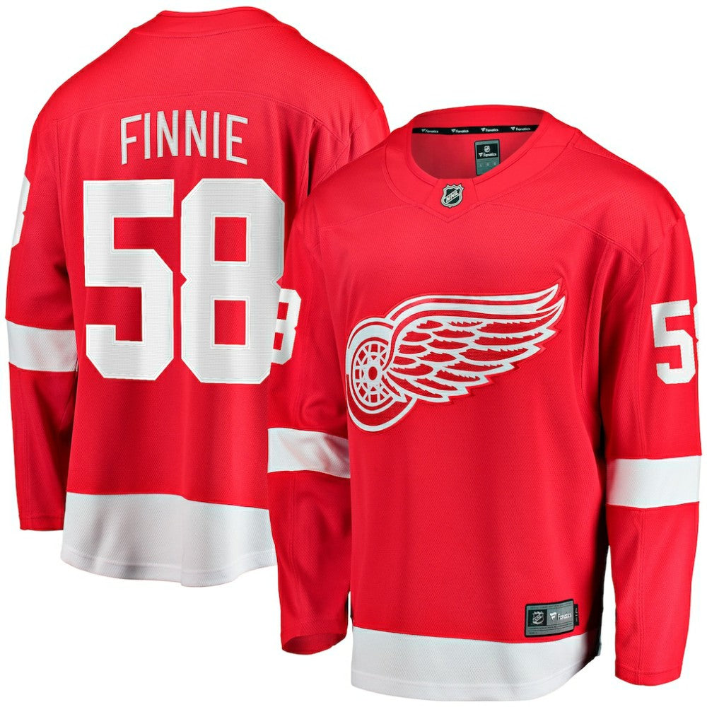 Emmitt Finnie Detroit Red Wings Fanatics Home Breakaway Jersey - Red | Fanatics online