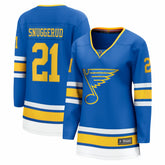 Jimmy Snuggerud St. Louis Blues Fanatics Women's Home Breakaway Jersey - Blue | Fanatics sale