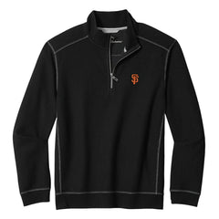 San Francisco Giants Tommy Bahama Montego Bay Half-Zip Sweatshirt Outlet