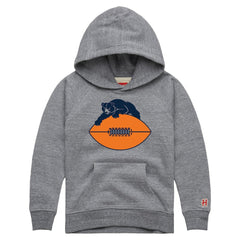 Chicago Bears Homage Youth Hand Drawn Logo Tri-Blend Hoodie - Gray - NFL