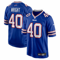 Matthew Wright Buffalo Bills Team Game Jersey - Royal - Nike