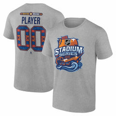 Boston Bruins 2026 NHL Stadium Series Personalized Name & Number T-Shirt - Gray | NHL near me