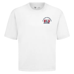 USMNT Levelwear Luxe Signature Knit Transit T-Shirt White