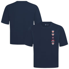 USMNT Levelwear Luxe Signature Knit Timeline T-Shirt Navy