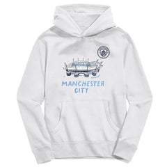 Manchester City Vive La Fete Youth Stadium Style Hoodie White