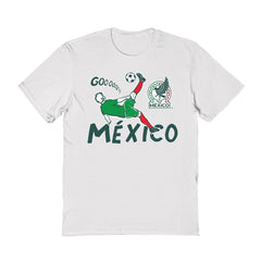 Mexico National Team Vive La Fete Women's Chilena Style T-Shirt White